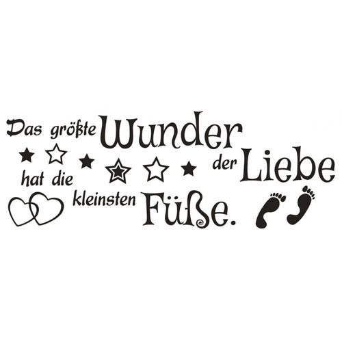 Wandtattoo Spruch Kind Kinder Wunder Liebe Fusse Wandsticker Wandaufkleber Kaufen Bei Hood De