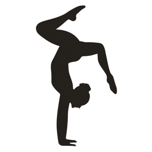 Wandtattoo Sportschatten Turnen Gymnastik Handstand Wandsticker Wandaufkleber Kaufen Bei Hood De