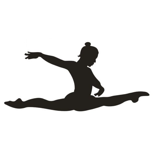 Wandtattoo Sportschatten Turnen Gymnastik Spagat Wandsticker Wandaufkleber Kaufen Bei Hood De