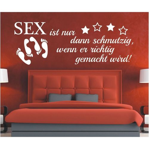 Wandtattoo Spruch Sex Ist Schmutzig Richtig Wandsticker Wandaufkleber