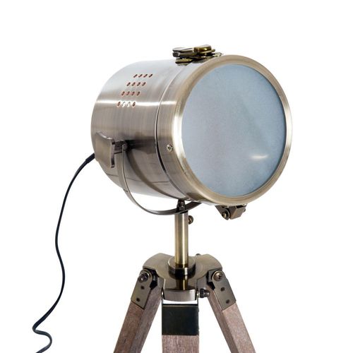 Tischleuchte Scheinwerfer Stehlampe Tripodlampe E14 Retroleuchte Dreibein