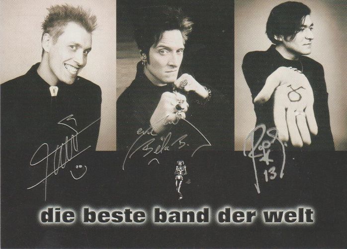 Autogramm Die Ärzte