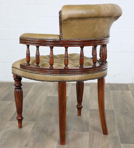 Royal Classic Mahogany Desk Chair Mahagoni Schreibtisch Stuhl
