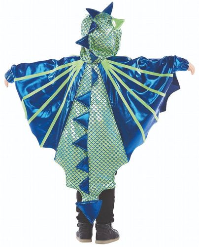 Mottoland Drachenkind Drache Kinder Kostum 116 140 Karneval Dragon Kaufen Bei Hood De Farbrichtung Blau Material 100 Polyester