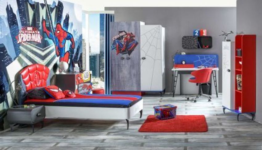 Alfemo Spiderman Kinderzimmer Set 3 Tlg Ohne Matratze