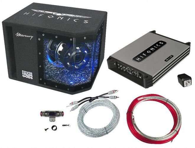 Hifonics 4CH Watt Auto Basspack Anlage Car Hifi Bass ...