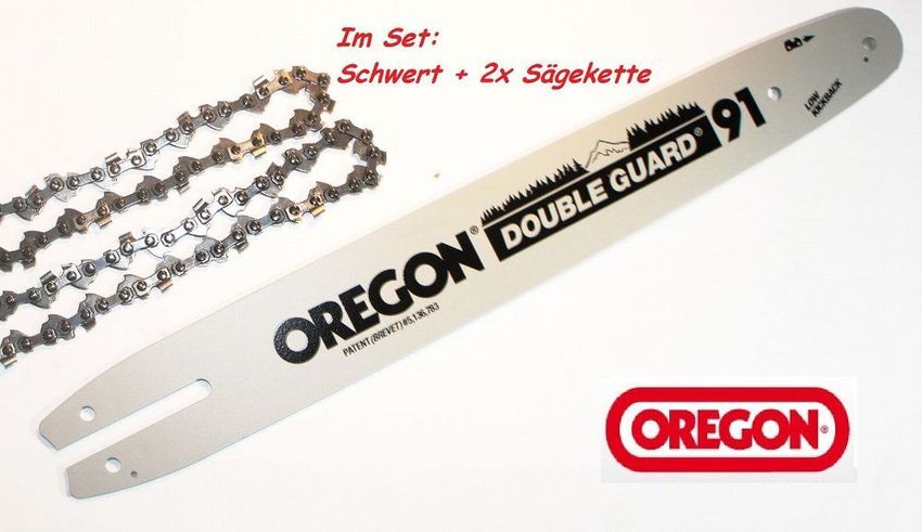 OREGON Schwert Set 35 Cm + 4 Sägeketten – Für STIHL 018, 021, 023, 025, MS 180, 210, 230, 250