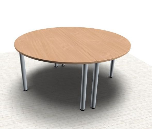 Konferenztisch Mega rund Besprechungstisch 2teilig 160 cm Konferenztisch Mega rund 160 cm vh büromöbel