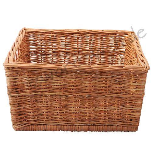 Aufbewahrungskorb aus Weide Regalkorb Schrankkorb Regalhelfer