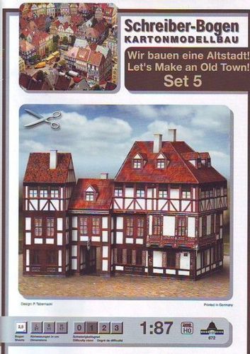 Schreiber-Bogen Kartonmodellbau Altstadt-Set 6