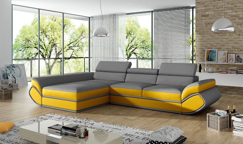 Couchgarnitur Genesis mini L Sofa mit Schlaffunktion Couch Polsterecke