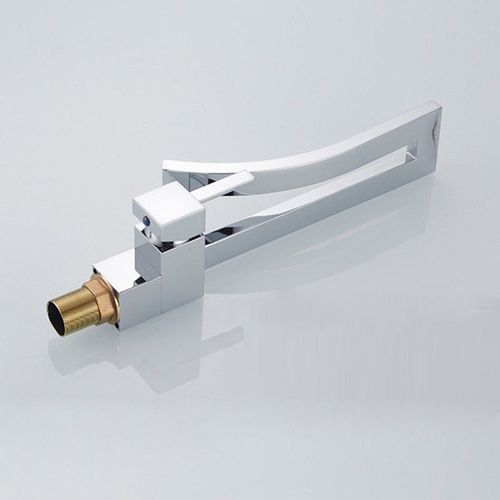 Bad Armatur Waschbecken Modern Einhebelmischer Wasserhahn Wasserfall