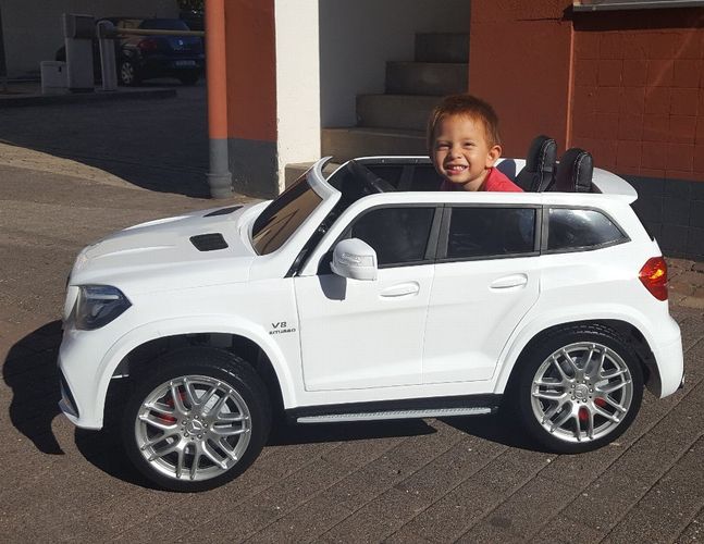 Mercedes Amg Gls63 2 Sitzer Allrad 4x45watt Kinder Elektroauto Weiss Kaufen Bei Hood De