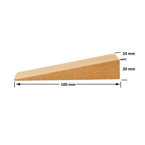 Maße gemischt in Box 100 Inovatec Holz Keile Hartholzkeile Buche natur versch