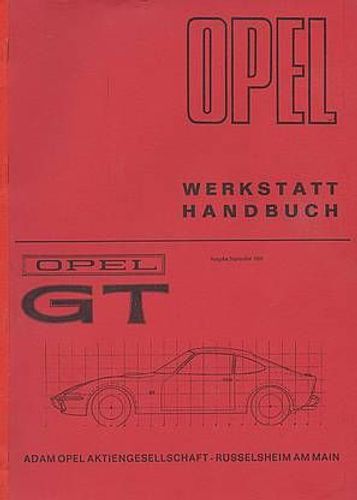 Reparaturanleitung Opel Gt Auto Pkw Oldtimer Klassiker Kaufen Bei Hood De