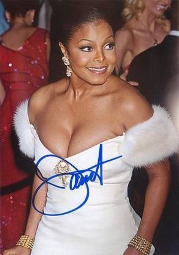 Original Autogramm Janet Jackson Auf Hgf Kaufen Bei Hood De