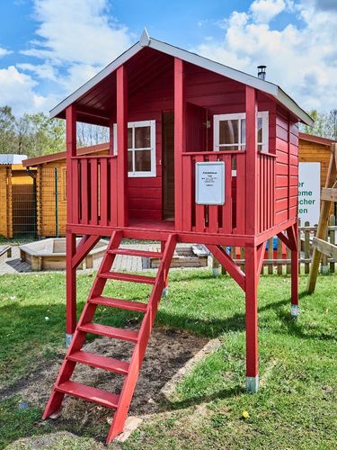 Kindespielhaus Stelzenhaus "Tom" 180x200 cm Kindergartenhaus Spielturm