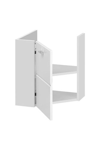 Badmöbel-Set FI mit Eckschrank und Waschbecken, Soft Close Funktion