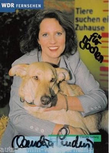 Claudia Ludwig Wdr Ak Top Original Signiert Bek Aus Tiere Suchen