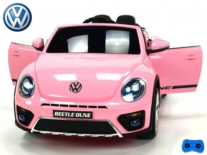 Vw Beetle Dune 19 Cabrio 2x45w Kinder Elektroauto Pink Lackiert Kaufen Bei Hood De