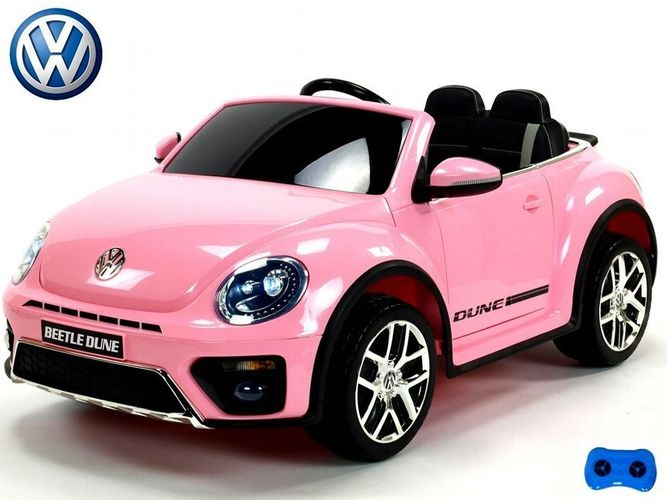 Vw Beetle Dune 19 Cabrio 2x45w Kinder Elektroauto Pink Lackiert Kaufen Bei Hood De