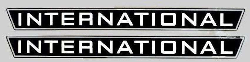 IHC Mc Cormick Traktor Aufkleber international 743 Emblem