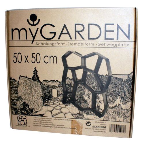 G1+ Betonform Gießform Stempelform 50x50cm Beton Form für Trittstein