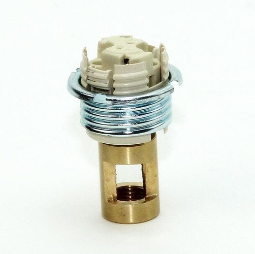 GY6,35 Niedervolt Halogen Lampen-Fassung für Jo Jo Leuchten M10x1//M8x1 Adapter