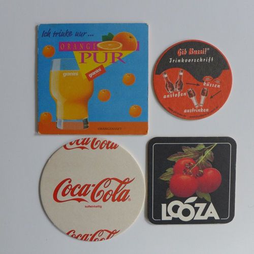 4 Bierdeckel Granini Gib Bussi Looza Coca Cola Kaufen Bei Hood De