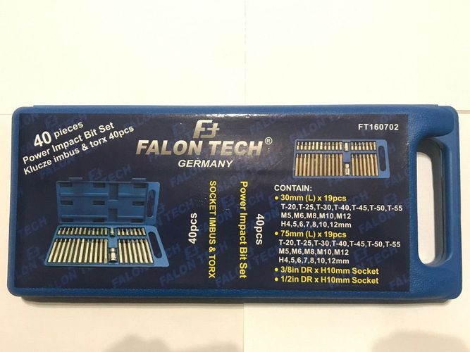 Bitsatz 40 tlg für Inbus Schrauben Bits Torx Innen-Vielzahn Bitset Schlüsselsatz