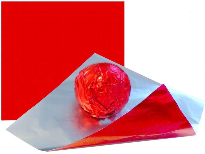 35 Blatt Schwarz 100x100 bunte Alufolie Pralinen Einwickelfolie zertifiziert