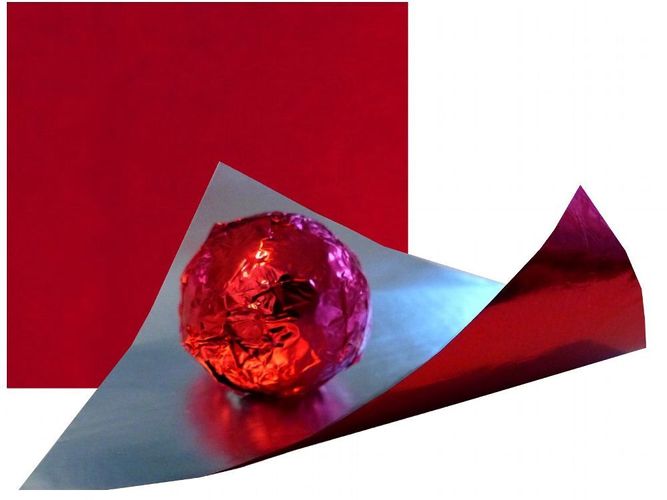35 Blatt Schwarz 100x100 bunte Alufolie Pralinen Einwickelfolie zertifiziert