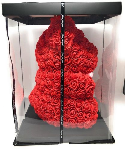 Rosenbar Rot 40cm Geschenk Valentinstag Teddy Bar Blume Dekoration Geschenkidee Kaufen Bei Hood De