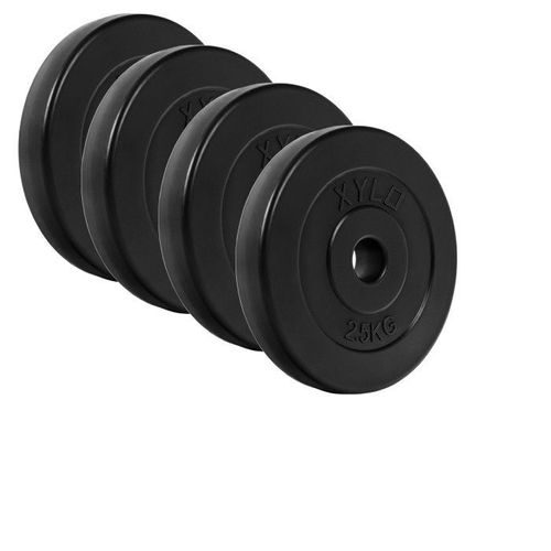 HANTELBANK XYLO XG-035 MIT HANTEL-SET 38KG UND LANGHANTELSTANGE 150CM//25MM
