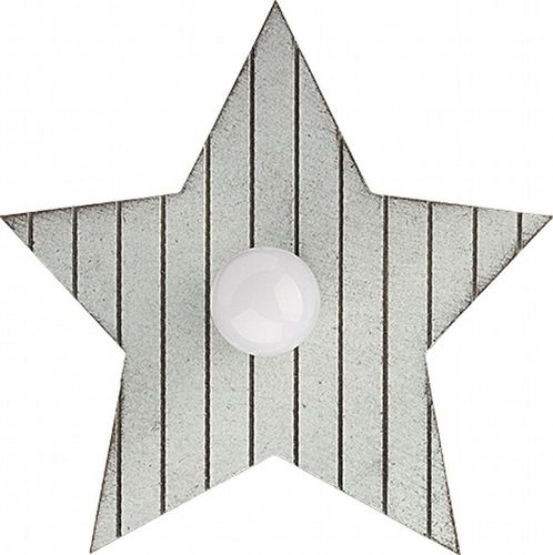 Wandlampe Stern Flurlampe Holz E14 Wandleuchte Beleuchtung