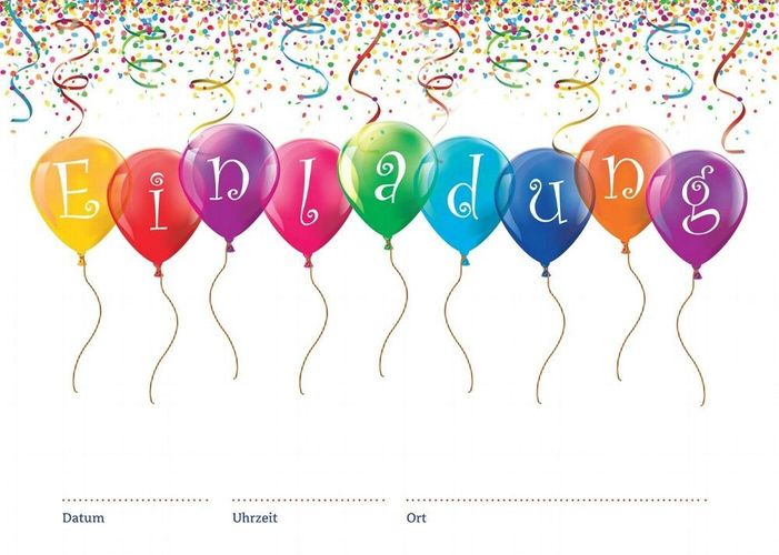 Einladungskarten Einladung Party Geburtstag Kindergeburtstag Save The Date Kaufen Bei Hood De