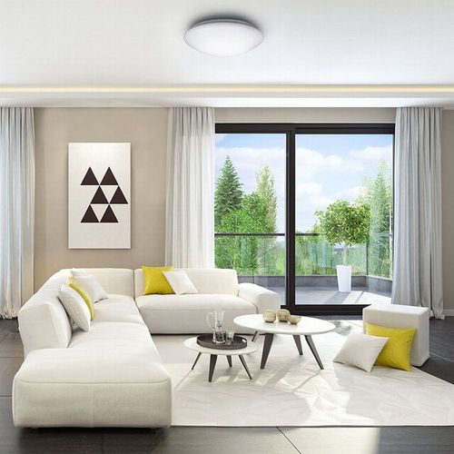 LED Deckenleuchte Bad rund Badezimmer-Leuchte IP44 Schlafzimmer Küche