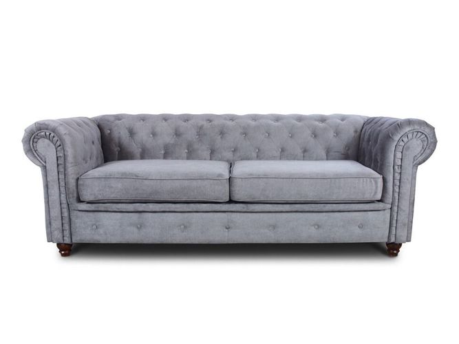 Sofa Chesterfield Asti 3 Sitzer Couch, Chesterfield Sofa 3 Seater Size