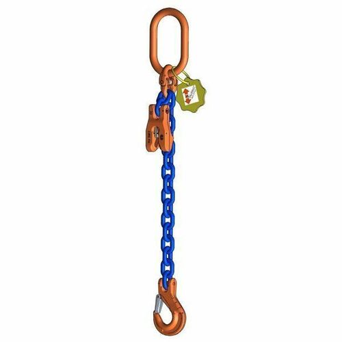 Anschlagkette Kettengehänge 4 Strang 6mm Kette 1m mit Kettenkürzer 2360kg