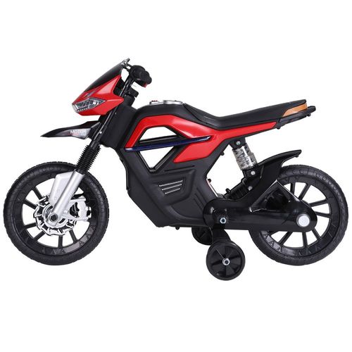 Homcom Elektro Motorrad Motorrad Fur Kinder Ab 3 Jahren Elektrofahrzeuge Pp Rot Kaufen Bei Hood De