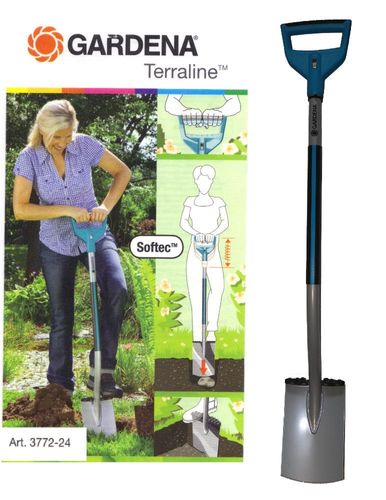 Gardena Terraline Damen-Spaten mit D-Griff 3772-24