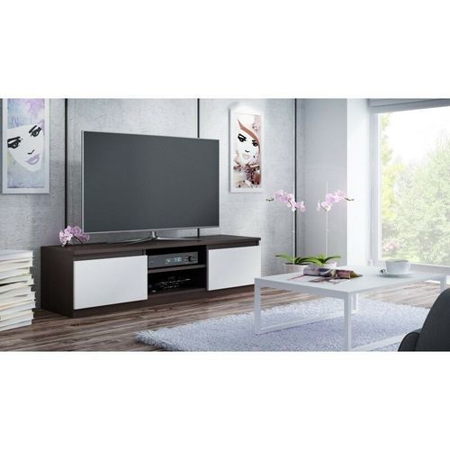 Tv Schrank Lowboard Fernseher Schrank Tv Mobel Fernsehtisch Sonoma Weiss Kaufen Bei Hood De