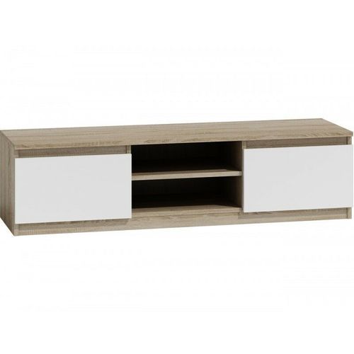 Tv Schrank Lowboard Fernseher Schrank Tv Mobel Fernsehtisch Sonoma Weiss Kaufen Bei Hood De