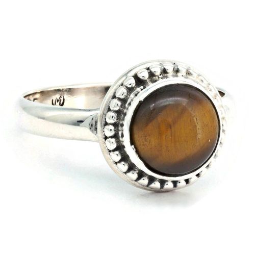 Tigerauge Ring 925 Silber Sterlingsilber Damenringbraun Mri 193 18 Kaufen Bei Hood De