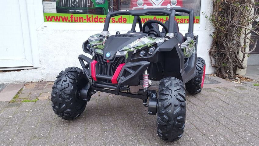 Utv Buggy Mx 2 Sitzer Allrad 4x4 Jungle Army Kinder Elektroauto Kaufen Bei Hood De
