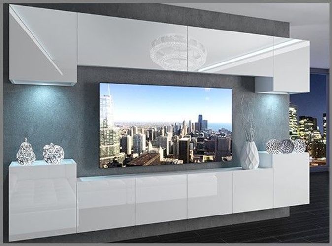 Wohnwand Im 4 , Farbe wählbar kaufen bei Hood.de