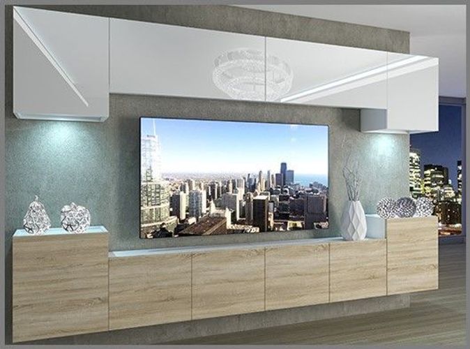 Wohnwand Im 4 , Farbe wählbar kaufen bei Hood.de