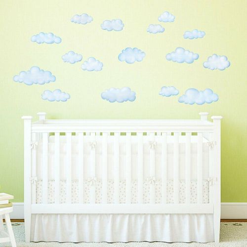 Wandsticker Wolken Himmel Wandtattoo Babyzimmer Kinderzimmer Ablosbar Selbstkleb Kaufen Bei Hood De