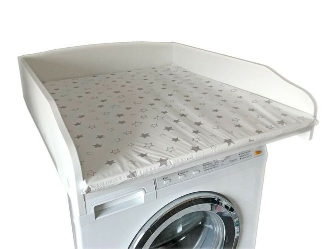 Wickeltischaufsatz Weiss Eco Version Wickelauflage Fur Waschmaschine Trockner Kaufen Bei Hood De
