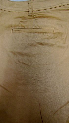 NEU Damen Stretch Stoff Chino Hose uni crem sand beige Übergröße große Gr 52 56